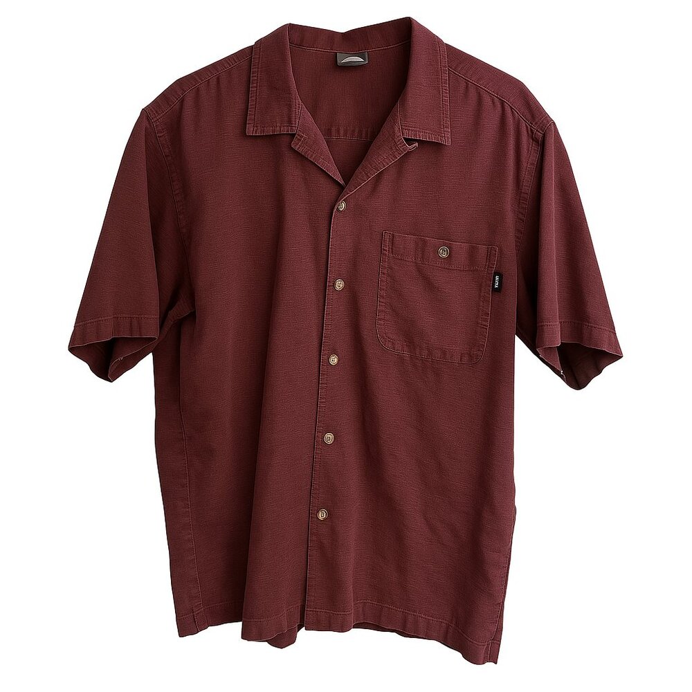 Vintage MEC Organics Burgundy Shirt (M)